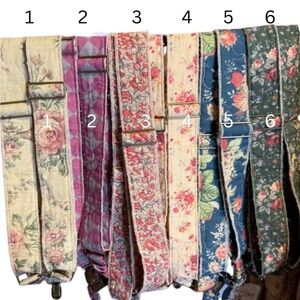 Jaded Gypsy quilted suspenders